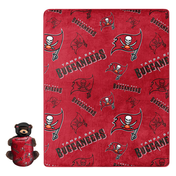 Northwest NFL Tampa Bay Buccaneers Plush Bear Hugger W/ 40" X 50" Silk Touch Throw Blanket