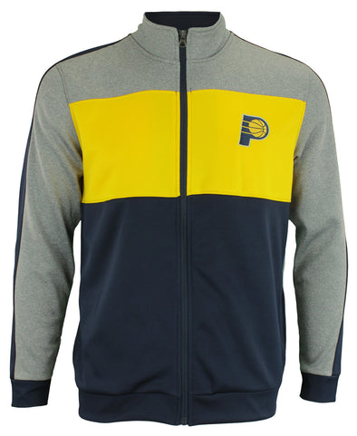 OuterStuff NBA Youth Indiana Pacers Performance Full Zip Stripe Jacket
