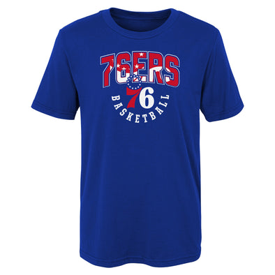 Outerstuff NBA Youth (4-20) Philadelphia 76ers Hot Shot Tee Shirt