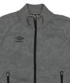 Umbro Youth (4-18) Full Zip Tech Fleece Jacket, Industrial Grey/Black Beauty