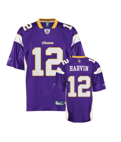 Reebok NFL Minnesota Vikings Percy Harvin #12 Player Jersey, Purple
