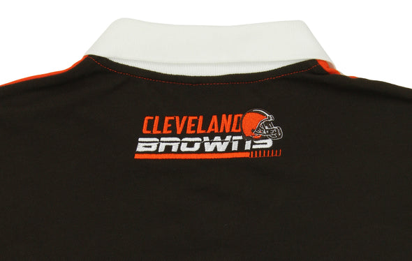 FOCO NFL Men's Cleveland Browns Rugby Polo Shirt