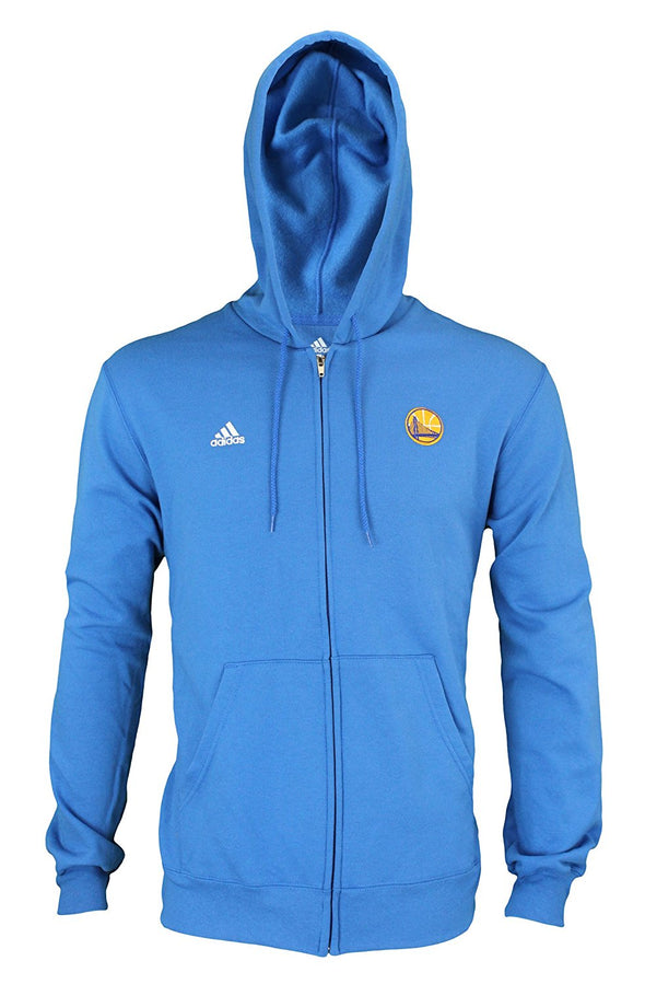 Adidas Men's Golden State Warriors Basic Full Zip Hoodie, Blue