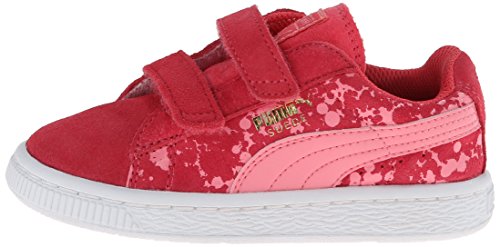 Puma Suede Speckle V Kids Toddler Sneaker Shoes - Salmon