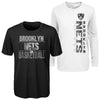 Outerstuff NBA Youth (8-20) Brooklyn Nets Performance Long and Short Sleeve T-Shirt Combo