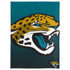 FOCO NFL Jacksonville Jaguars Gradient Micro Raschel Throw Blanket, 50 x 60