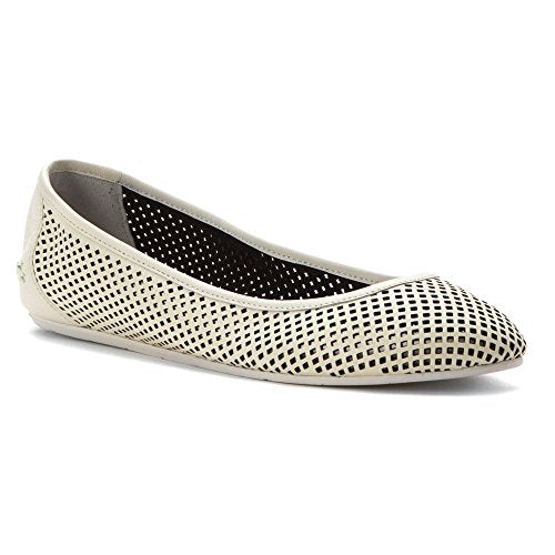 Lacoste Women's Cessole 216 Ballet Flats, Off White Leather