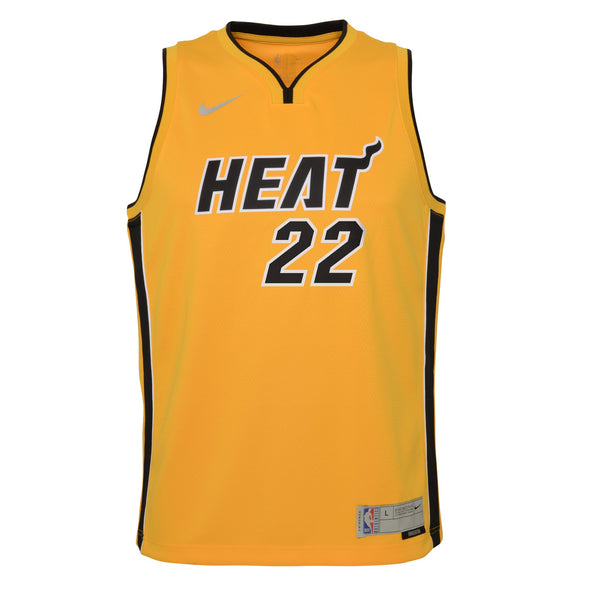 Nike NBA Boys Youth (8-20) Jimmy Butler Miami Heat Earned Edition Jersey, Gold
