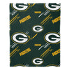 Northwest NFL Green Bay Packers Slashed Pillow and Throw Blanket Set
