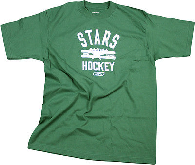 NHL Dallas Stars Reebok T-Shirt | Green | Sizes M - 2XL