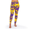 Zubaz Women's Minnesota Vikings Team Colors Lava Legging