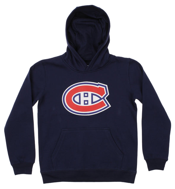 Outerstuff NHL Youth Montreal Canadiens Primary Logo Fleece Hoodie