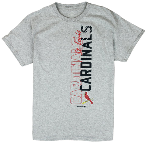 MLB Baseball Youth St. Louis Cardinals T-Shirt Shirt Top - Grey