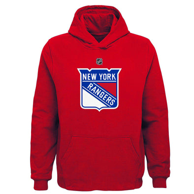 Outerstuff NHL Youth Boys New York Rangers Primary Logo Fleece Hoodie