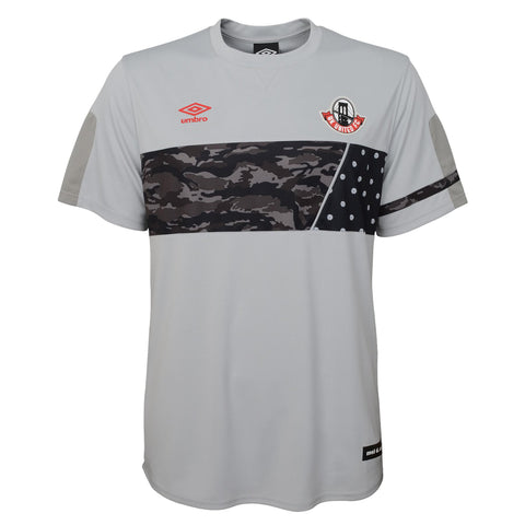 Umbro Men's Brooklyn United FC Shirt Jersey, High Rise/Griffin