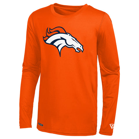 New Era NFL Men's Denver Broncos Stadium Logo Long Sleeve Performance Shirt