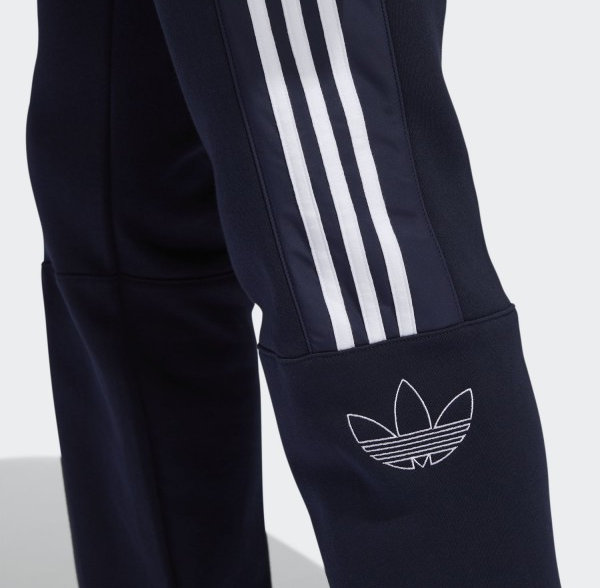Adidas Men\'s Outline Sweat Pants, Legend Ink/White – Fanletic