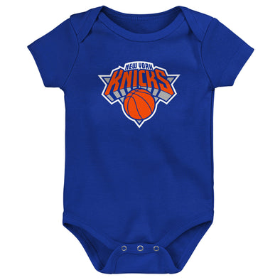 Outerstuff NBA New York Knicks Infant Little Baller 2 Piece Creeper Set