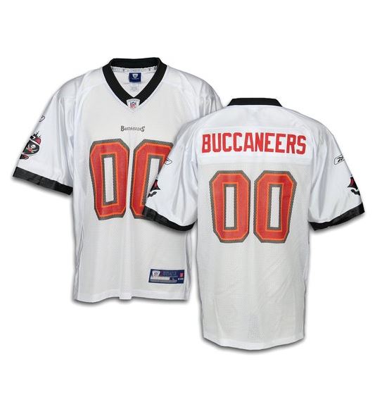 Reebok NFL Football Men's Tampa Bay Buccaneers Team Replica Jersey - White