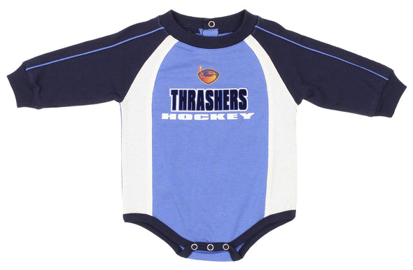 Outerstuff NHL Infants Atlanta Thrashers Team Logo Creeper Set