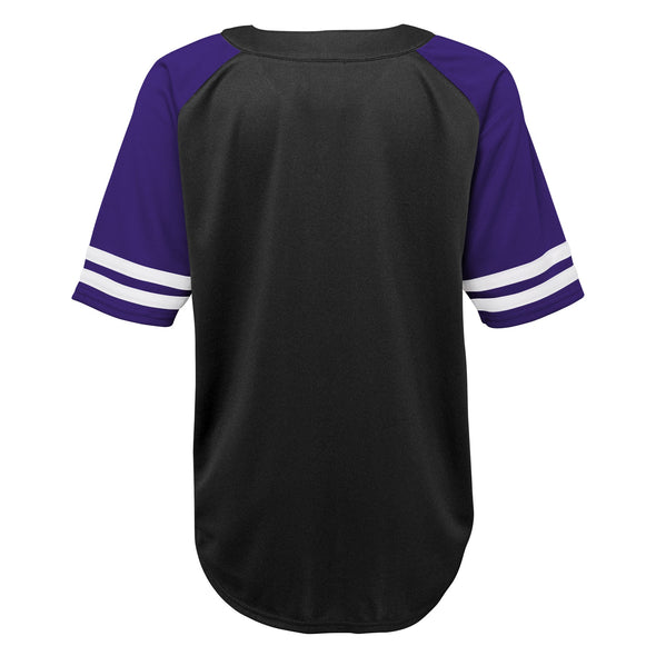 Outerstuff MLB Kids Colorado Rockies Button Up Baseball Team Home Jersey