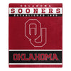 Northwest NCAA Oklahoma Sooners Raschel Throw Blanket