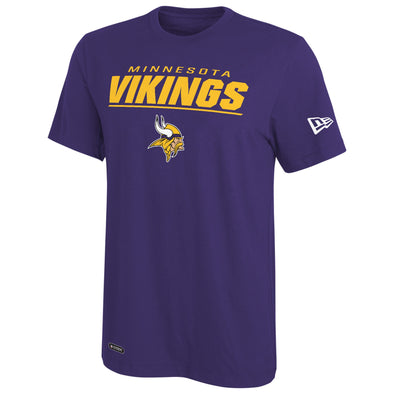 New Era NFL Men's Minnesota Vikings Stated Short Sleeve Performance T-Shirt