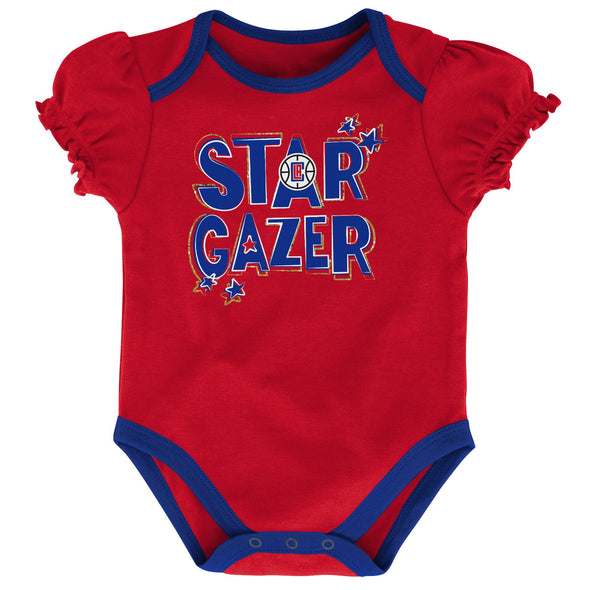 Outerstuff NBA Infant Los Angeles Clippers Beating Strong 2-Piece Creeper Set