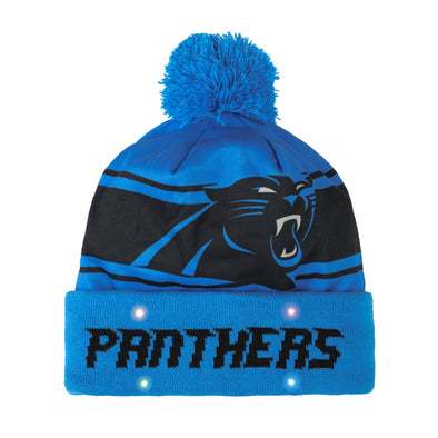 FOCO Adult's NFL Carolina Panthers Light Up Beanie