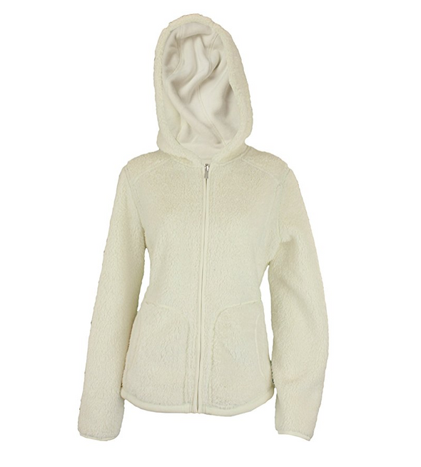 Weatherproof Women's Reversible Full Zip Hooded Polar Fleece&Faux Fur Jacket, Color Options