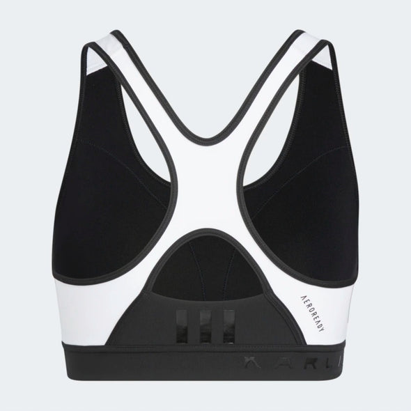 Adidas Women's Karlie Kross Believe This Workout Bra, Black/White
