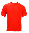 Adidas Men's Short Sleeve Climalite Tee Shirt - Gray and Orange