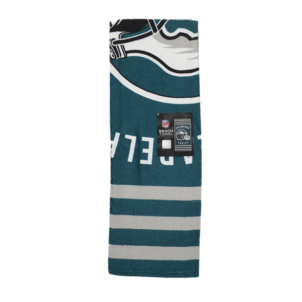 Northwest NFL Philadelphia Eagles "Stripes" Beach Towel, 30" x 60"