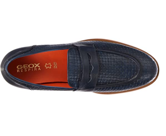 GEOX Men's U Bayle A Oxford Loafers, Navy