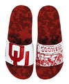 Hype Co College NCAA Unisex Oklahoma Sooners Sandal Slides