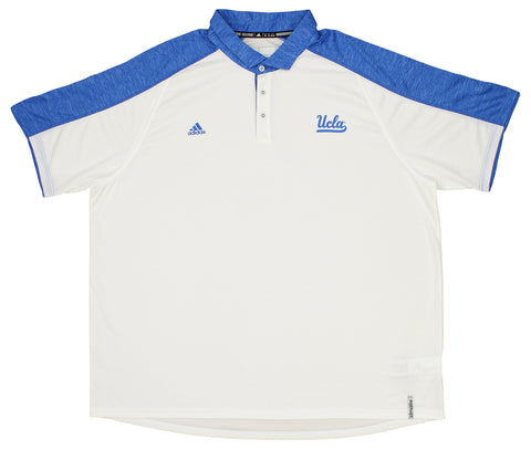 Adidas NCAA Men's UCLA Bruins Coaches Sideline Polo, White