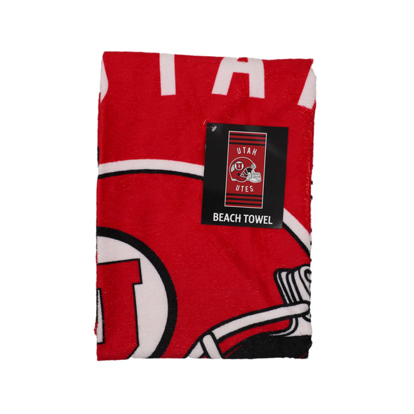 Northwest NCAA Utah Utes "Stripes" Beach Towel, 30" x 60"