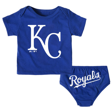 Outerstuff MLB Infants Kansas City Royals Mini Uniform Tee Set