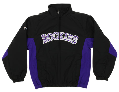 Outerstuff MLB Youth Colorado Rockies Double Climate Full Zip Jacket