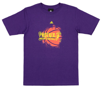 Adidas WNBA Youth Phoenix Mercury Street Camp Tee, Purple