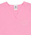 Fabrique Innovations NFL Unisex Chicago Bears Breast Cancer Awareness Scrub Top