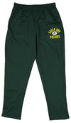 Zubaz NFL Men's Green Bay Packers Viper Accent Elevated Jacquard Track Pants
