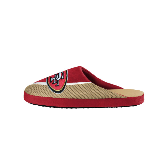 FOCO NFL Men's NFL San Francisco 49ers 2022 Big Logo Color Edge Slippers