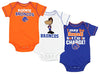 NCAA Infants Boise State Broncos 3 Pack Creeper Bodysuit Set