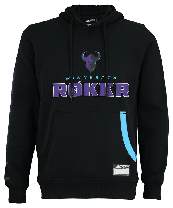 Call Of Duty League Men's Minnesota Røkkr CDL Team Kit Away Hoodie, Black