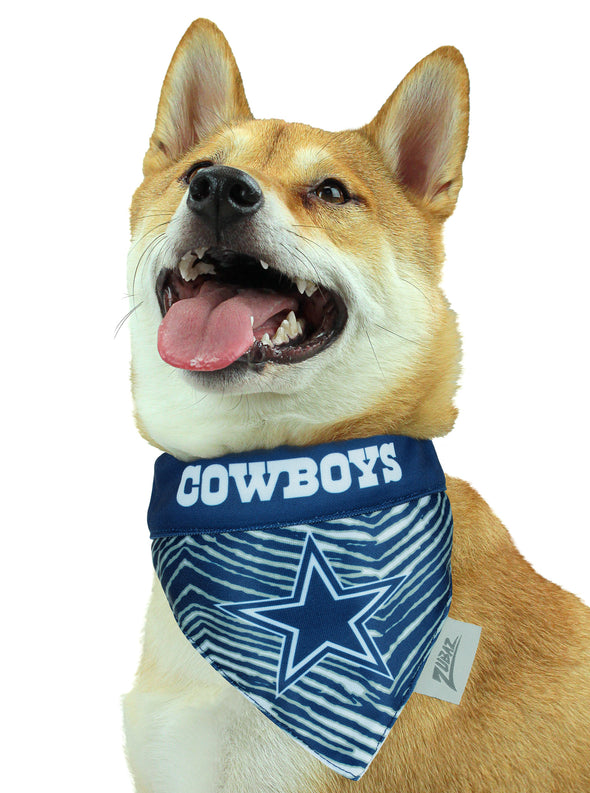 Zubaz X Pets First NFL Dallas Cowboys Reversible Bandana For Dogs & Cats