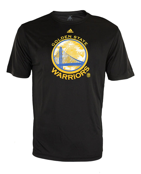 Adidas NBA Men's Golden State Warriors Ultra Athletic Rush Graphic Poly Tee, Logo 3
