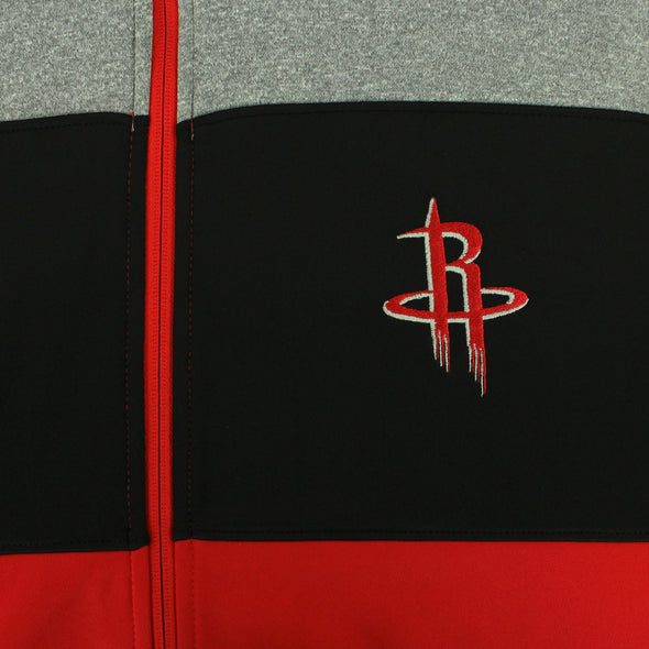 OuterStuff NBA Youth Houston Rockets Performance Full Zip Stripe Jacket