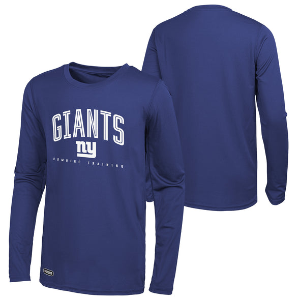 Outerstuff NFL Men's New York Giants Up Field Performance T-Shirt Top