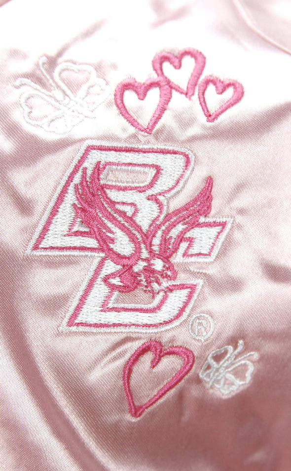 Adidas NCAA College Infants Boston College Satin Cheer Jacket - Pink